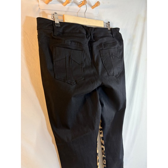TRIPP NYC Leopard Print Black Trim Pants Size 16 Punk Dark Goth Alternative Y2K - Picture 12 of 16